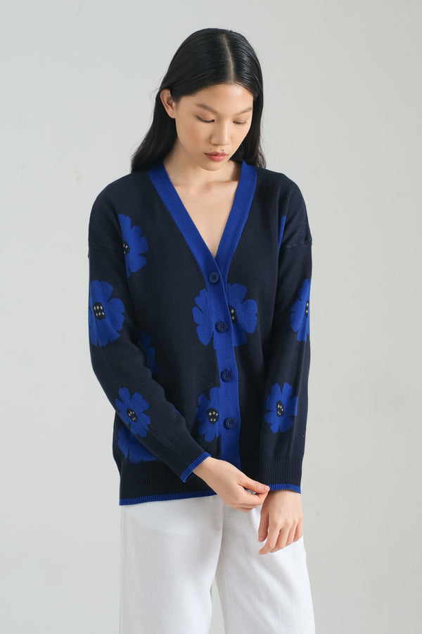 Loulou Cardigan in Bluebell