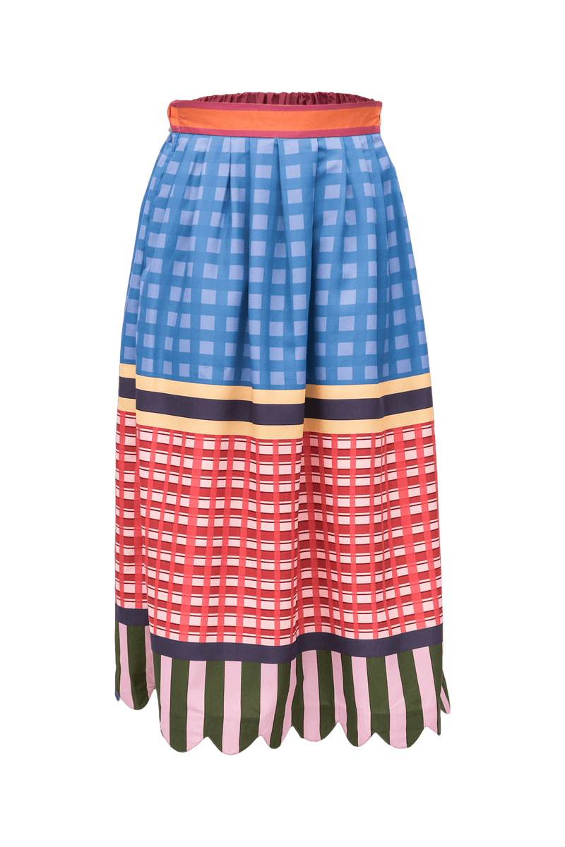 Waltz Skirt in Joy Blue Print