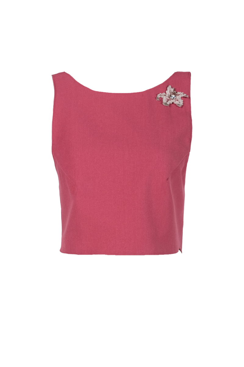 Corra Top in Blossom Pink