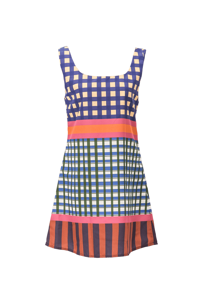 Dora Mini Dress in Joy Purple Print