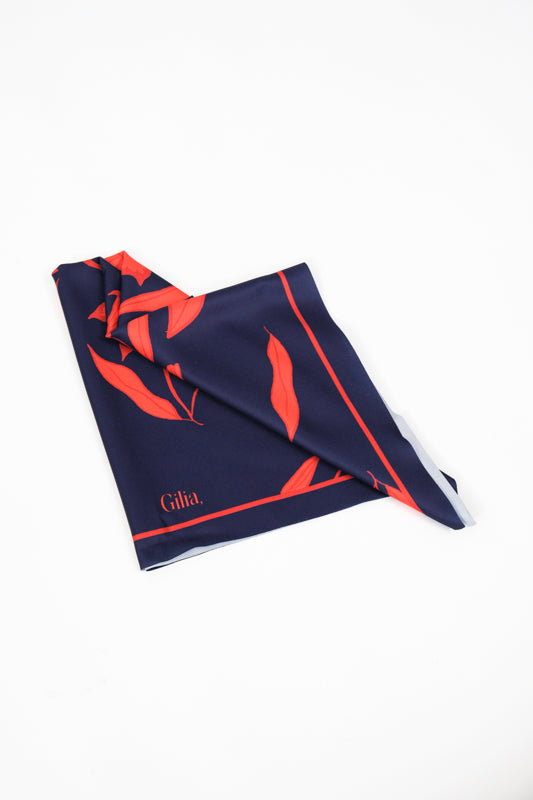 Gilia Scarf in Red Midnight