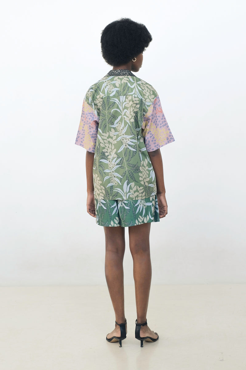 Kyle Boxy Top in Anthurium