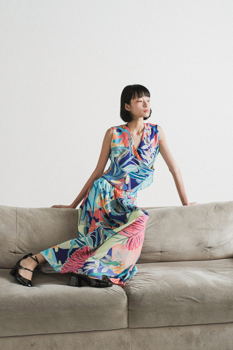 Ivy Top in Alice Spring Persian Blue