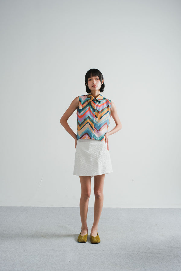 Taya Boxy Top in Sun