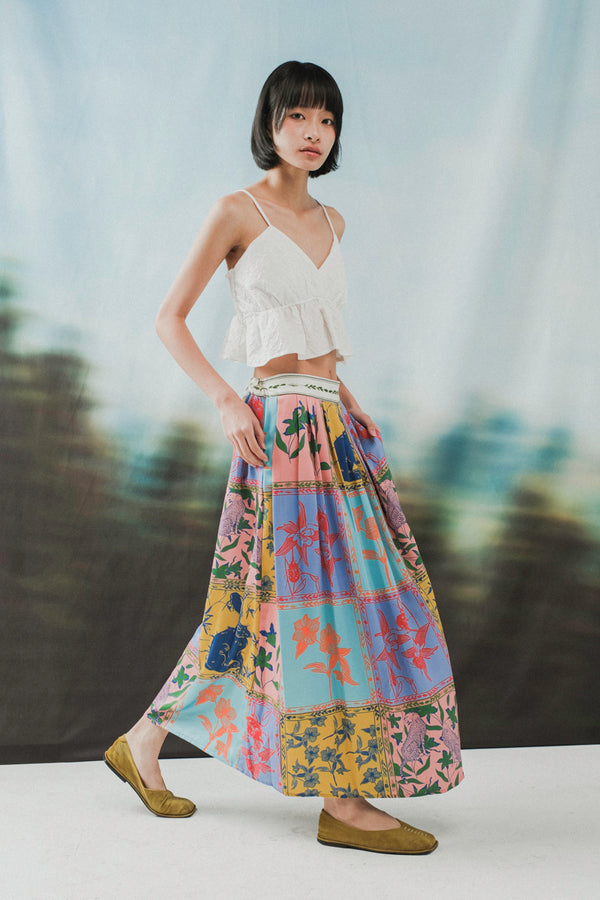 Bonito Midi Skirt in Rio Print