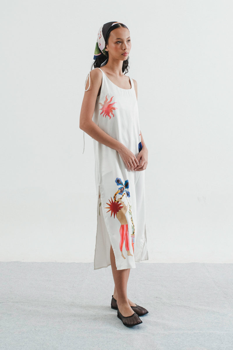 Jas Slip Dress in Daisy