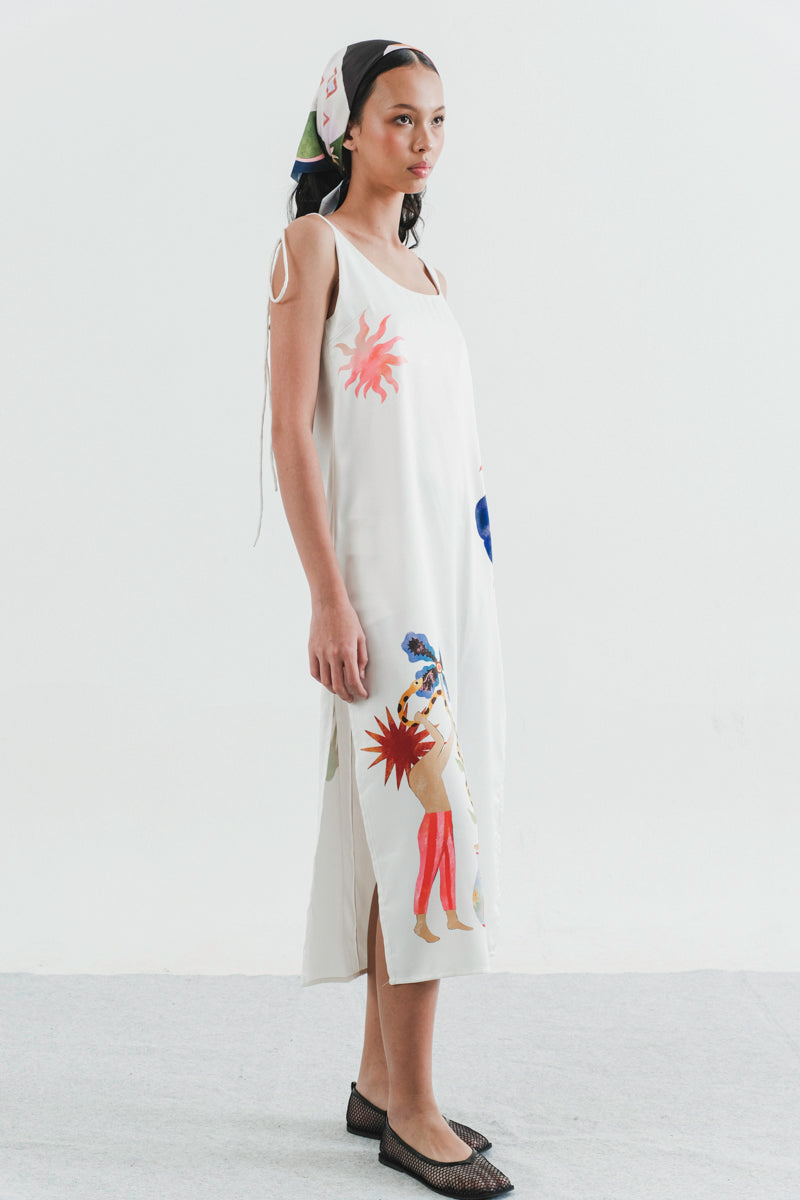 Jas Slip Dress in Daisy
