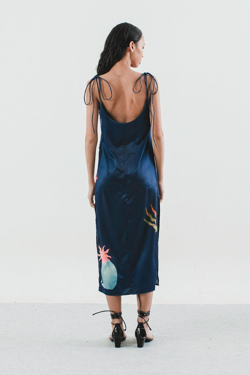 Jas Slip Dress in Moonlight