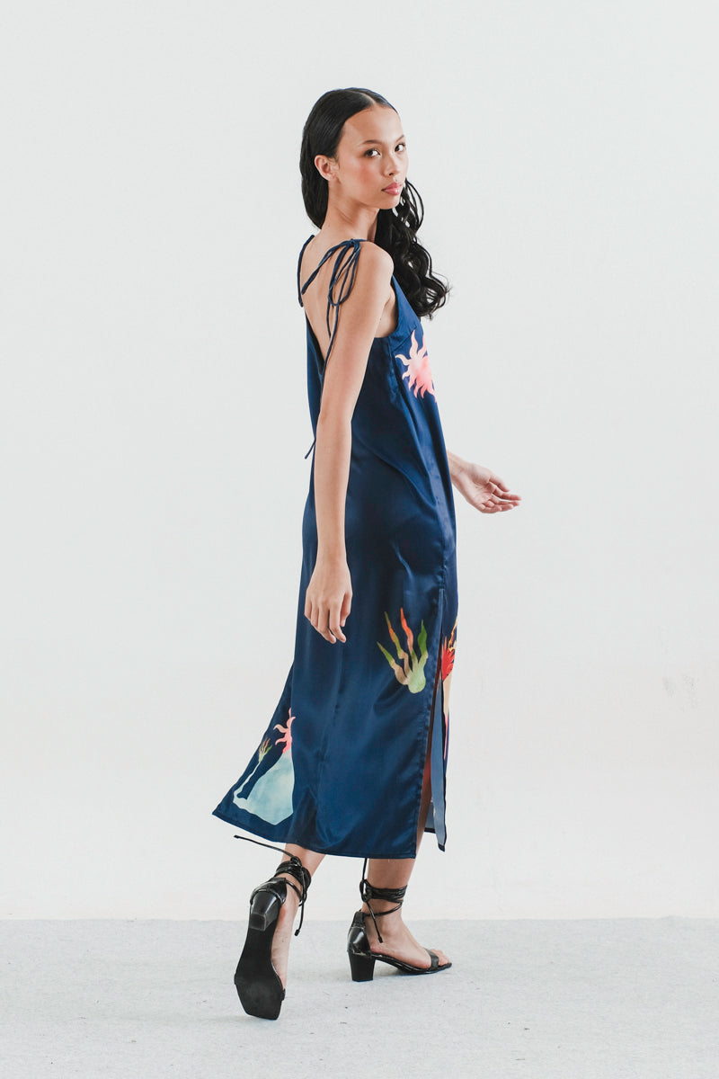 Jas Slip Dress in Moonlight