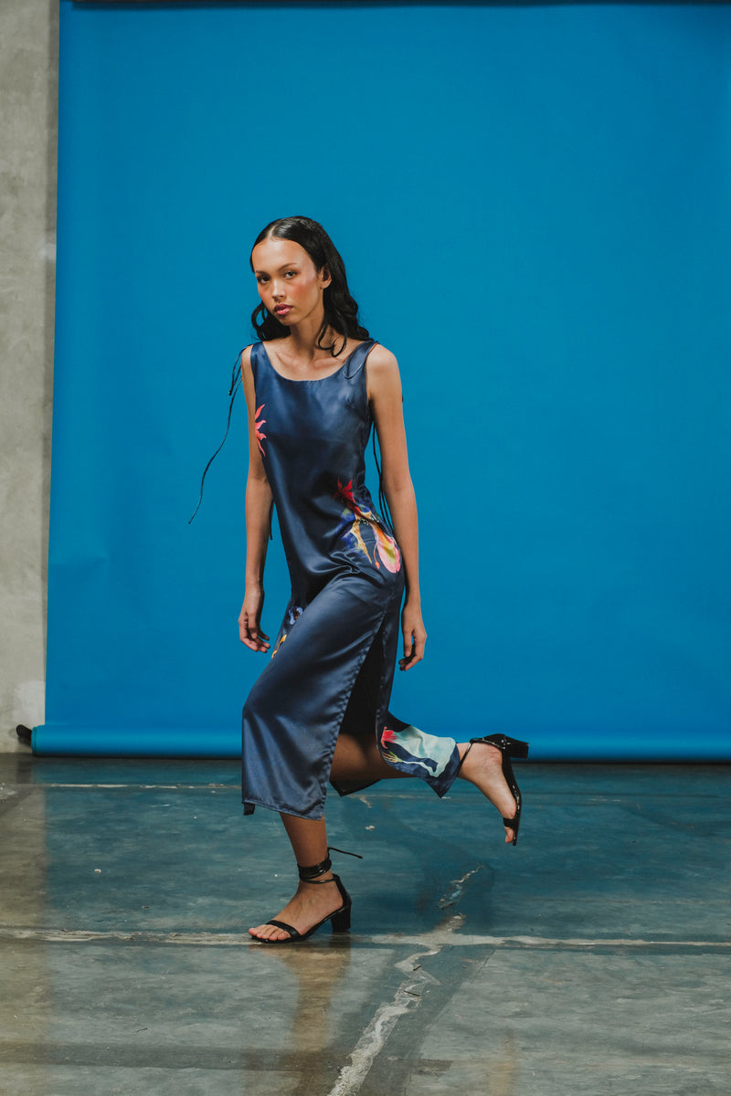 Jas Slip Dress in Moonlight