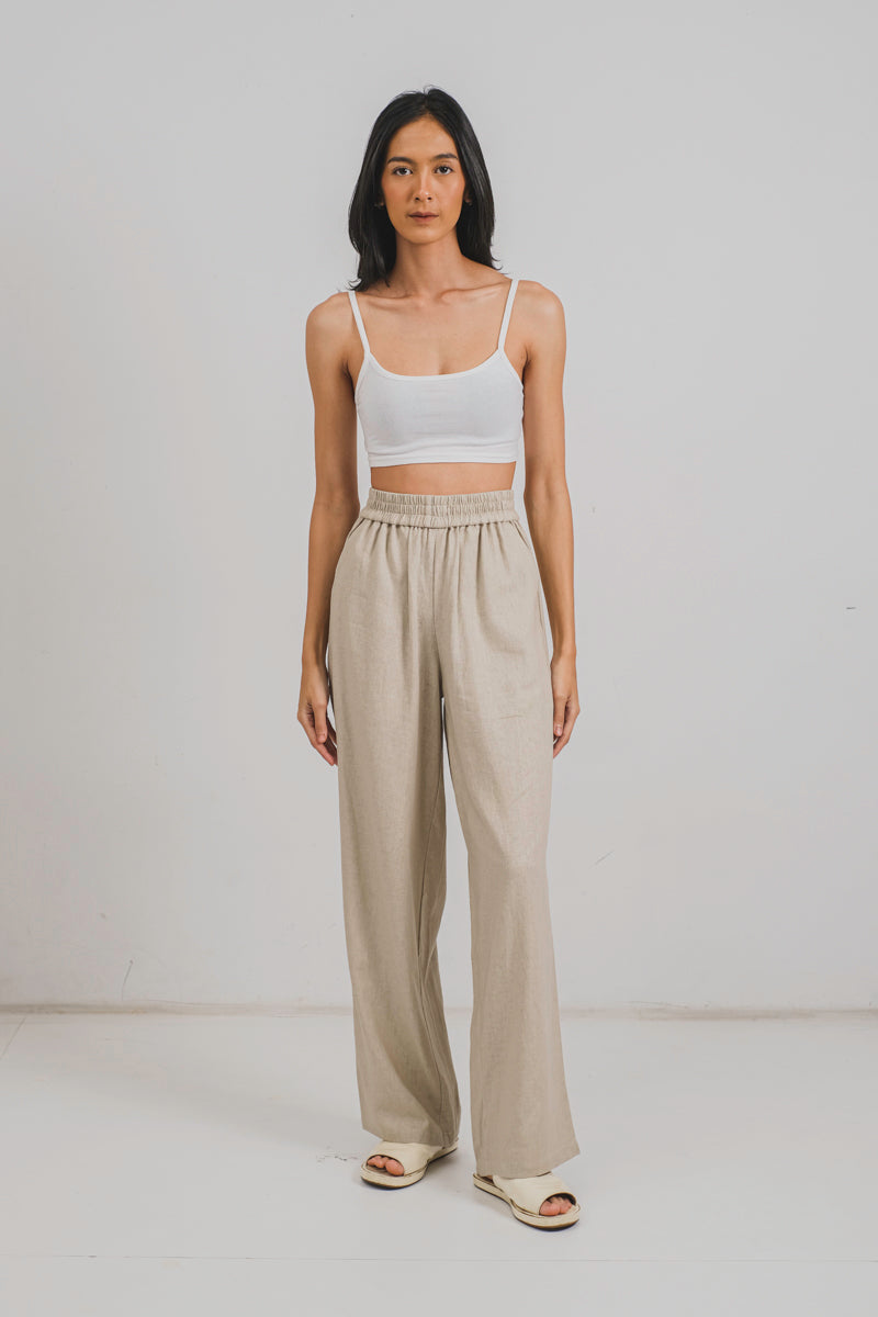 Bronte Pants in Beige