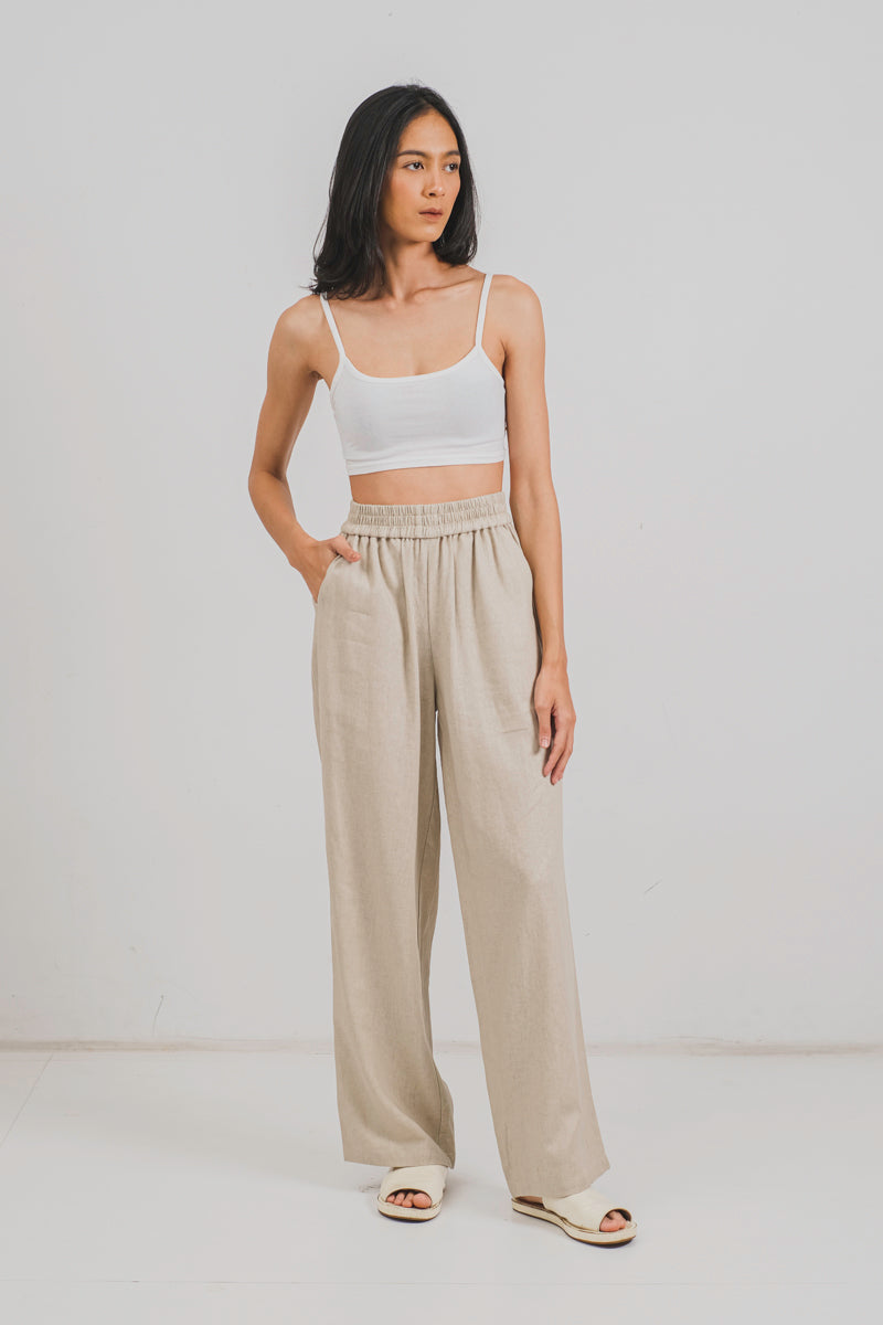 Bronte Pants in Beige