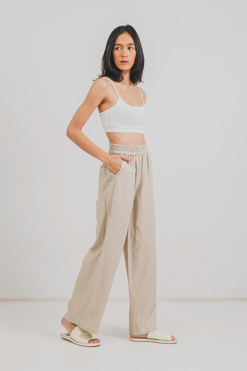 Bronte Pants in Beige