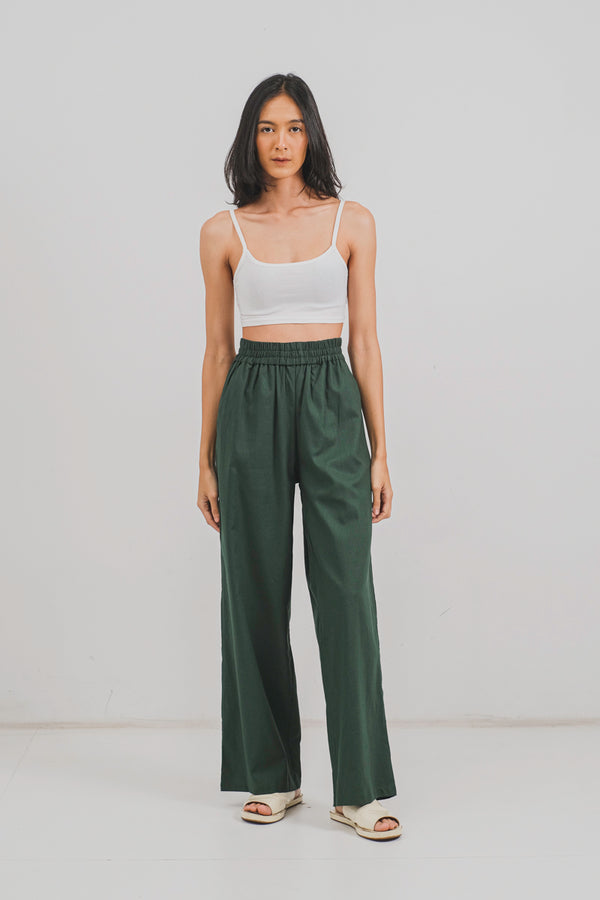 Bronte Pants in Forest Green