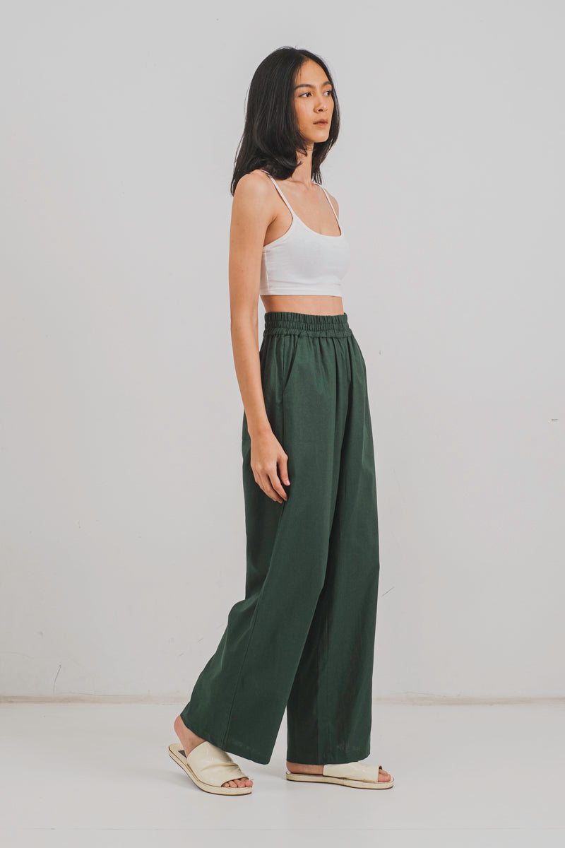 Bronte Pants in Forest Green