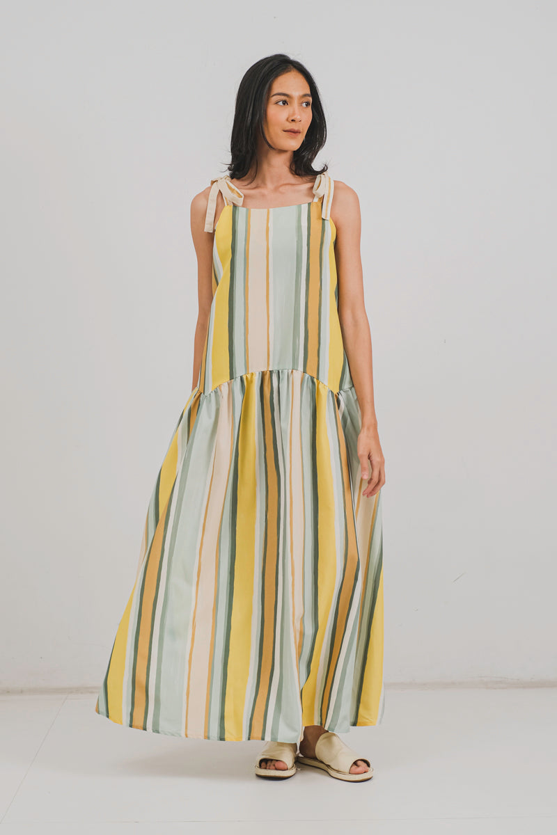 Aldinga Maxi Dress in Jaune