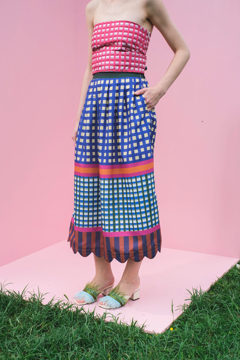 Waltz Skirt in Joy Puple Print