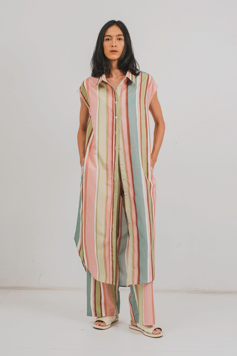 Mimosa Shirt Dress in Rose