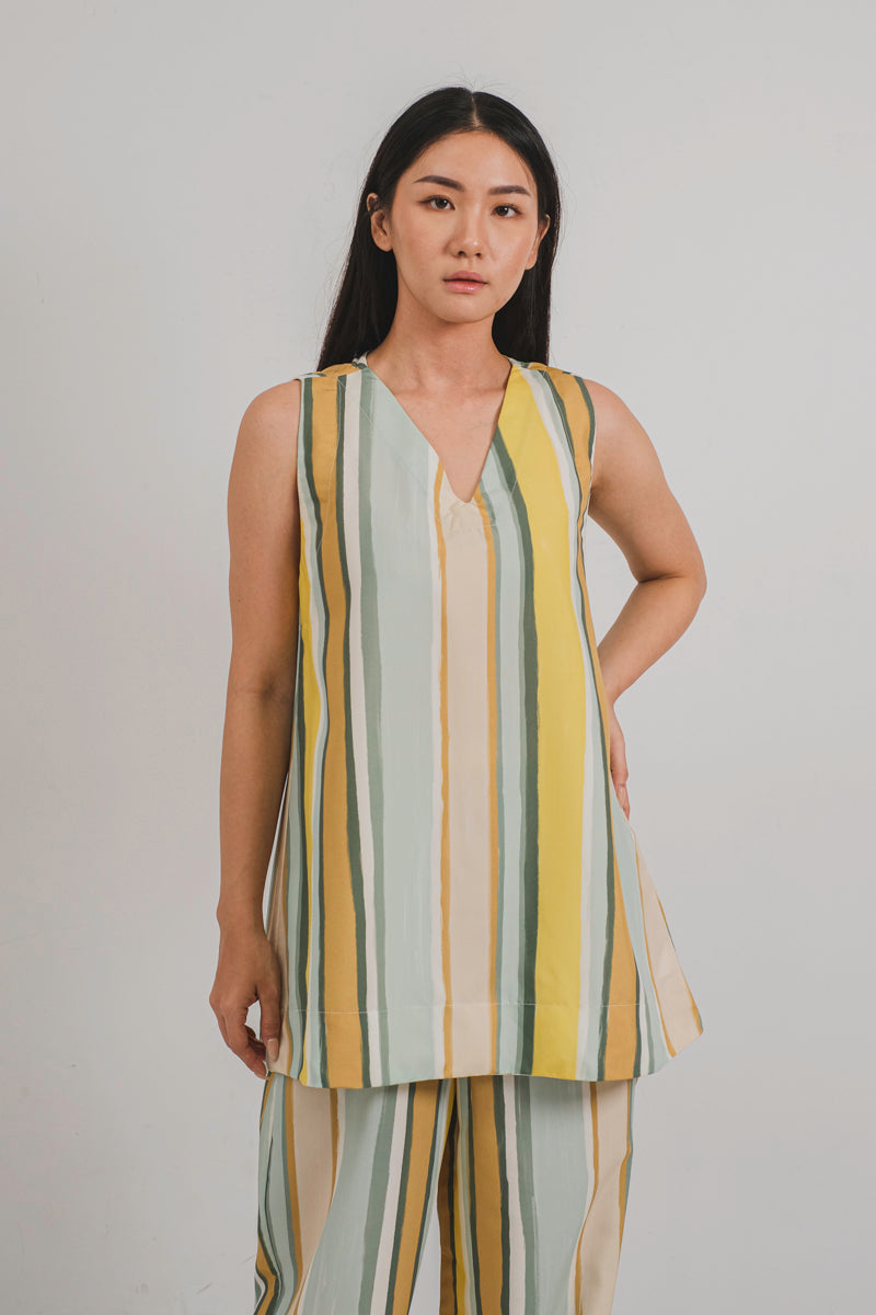 Mindee Mini Dress in Jaune