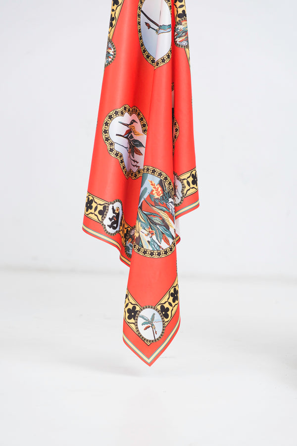Oasea Scarf in Bright Orange