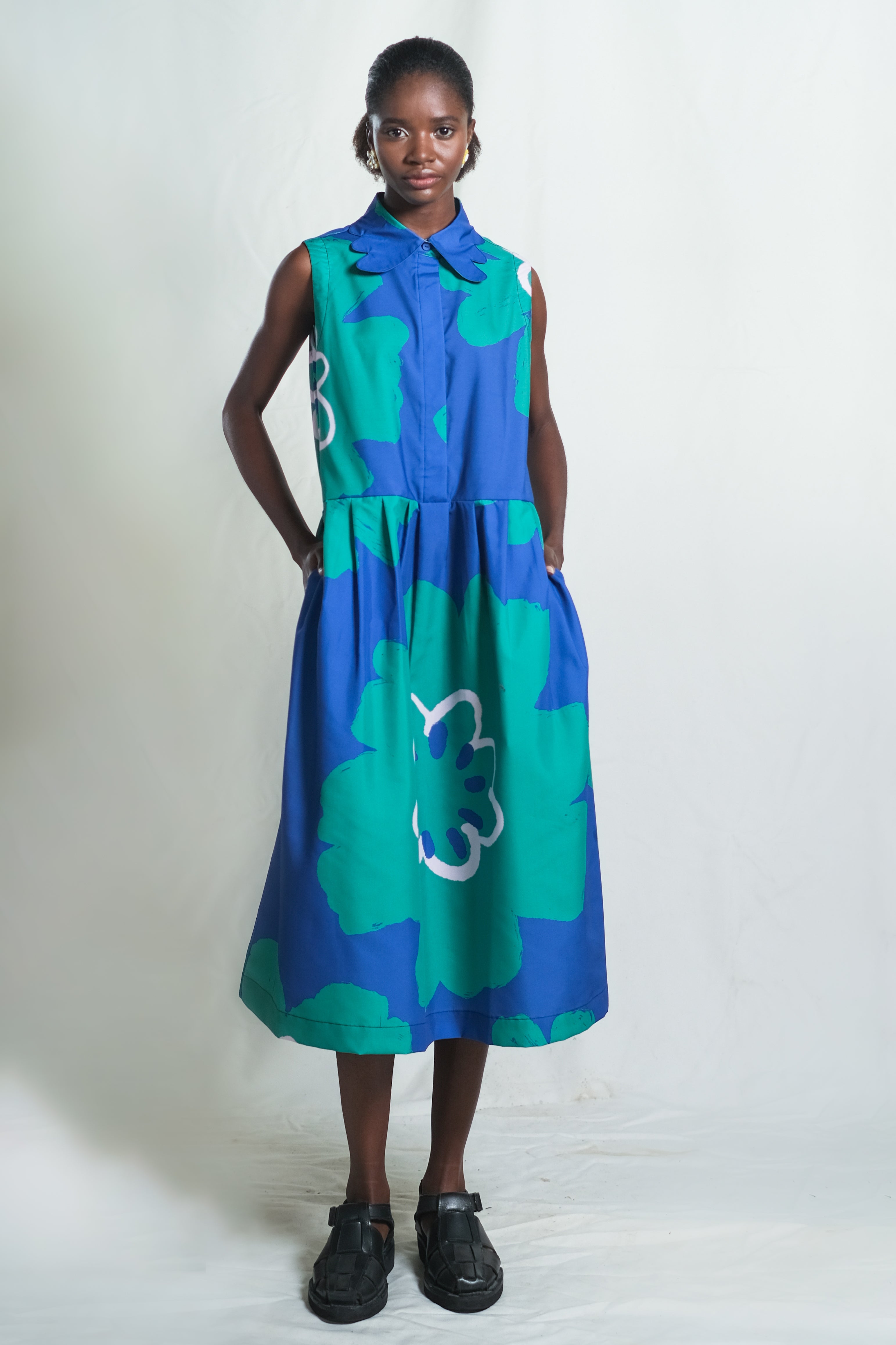 Riesling Ressi Patricia Midi Dress in Riesling