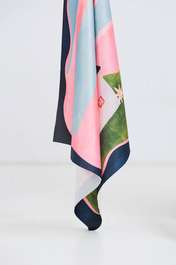 Soleil Scarf in Aurelia Pink
