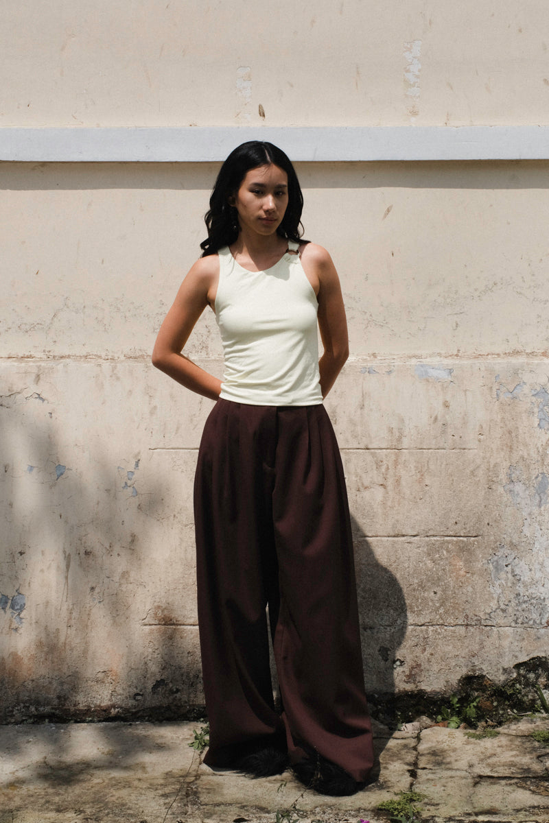 Kimo Pants in Pecan Brown