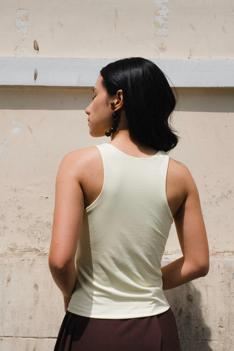 Azu Tanktop in Butter Yellow