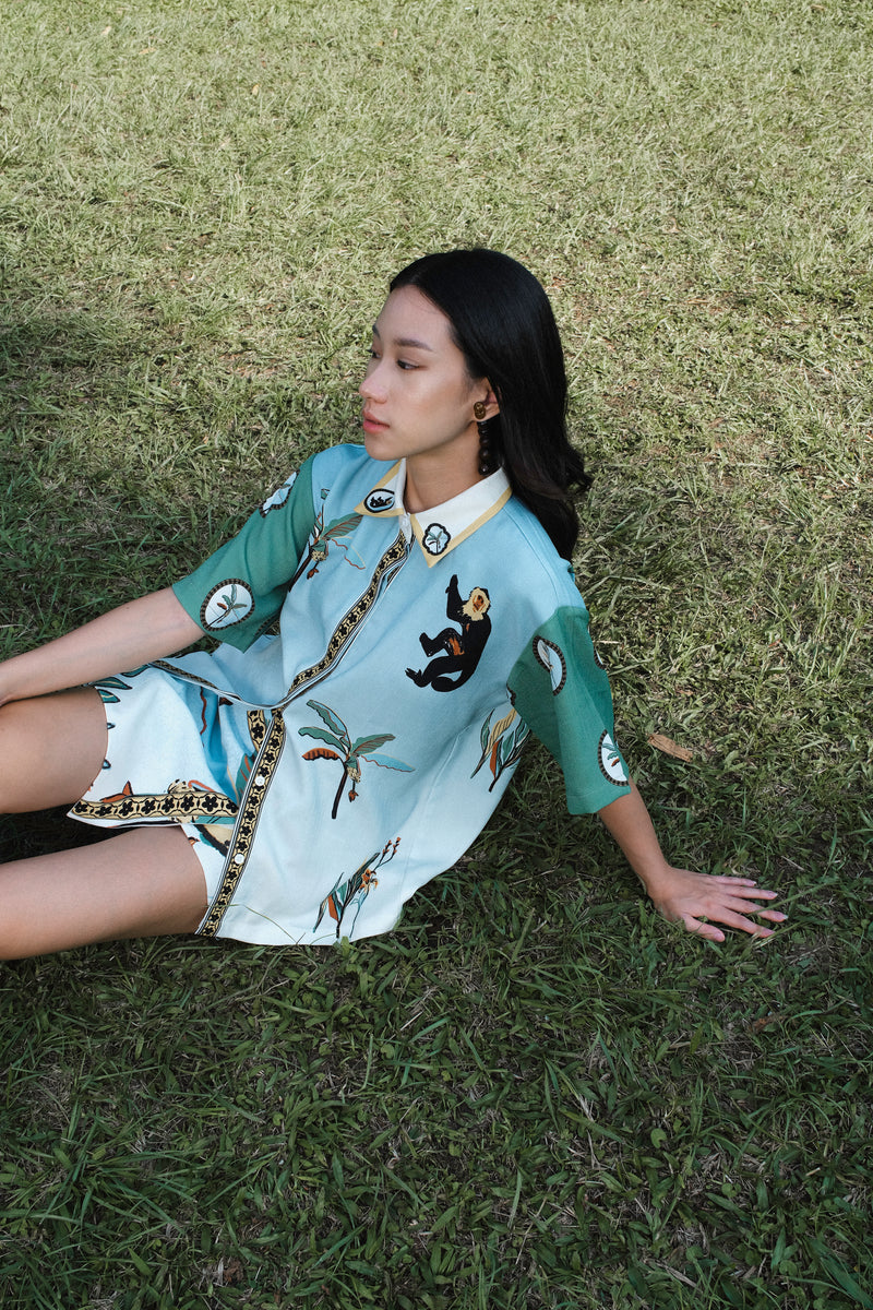 Daintree Skort in Oasea Print