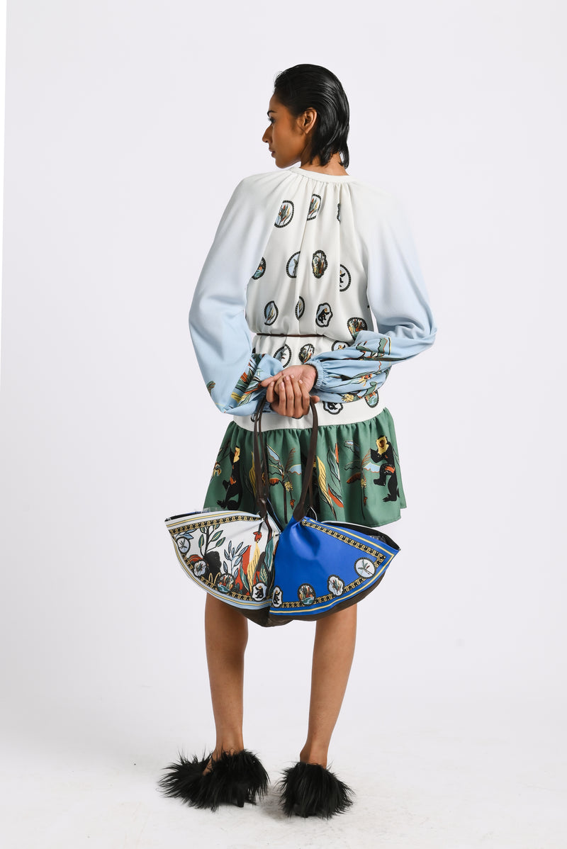 Ari Bohemian Dress in Oasea Print