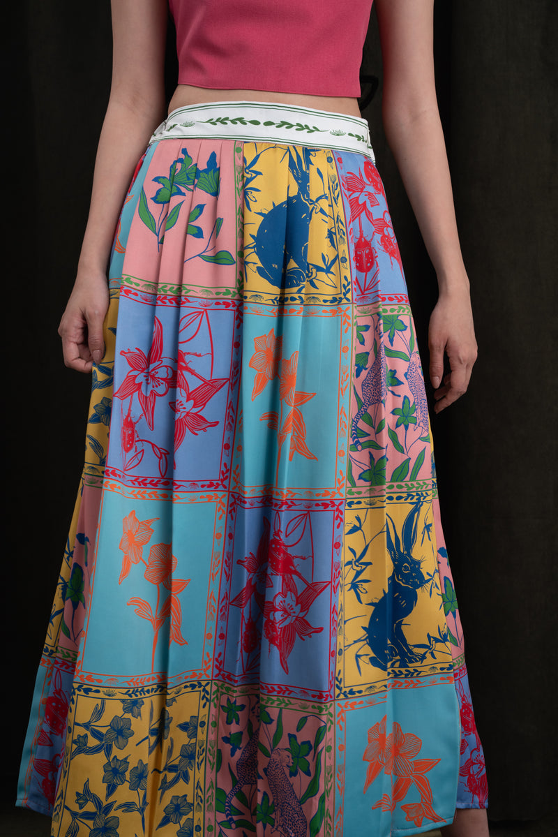 Bonito Midi Skirt in Rio Print