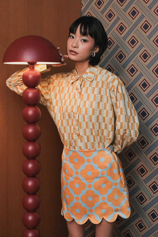 Manhattan in Frosty Lemon