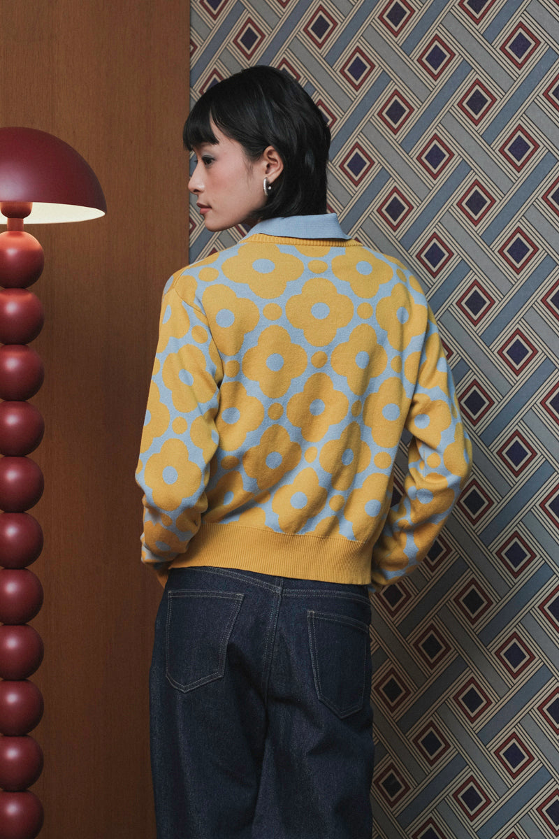 Mia Cardigan in Frosty Lemon