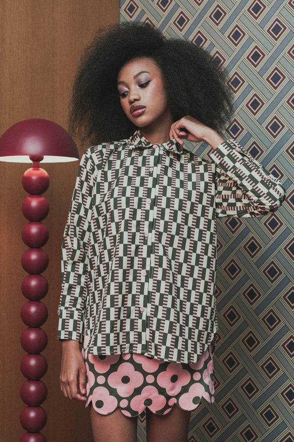 Manhattan in Pink Pine