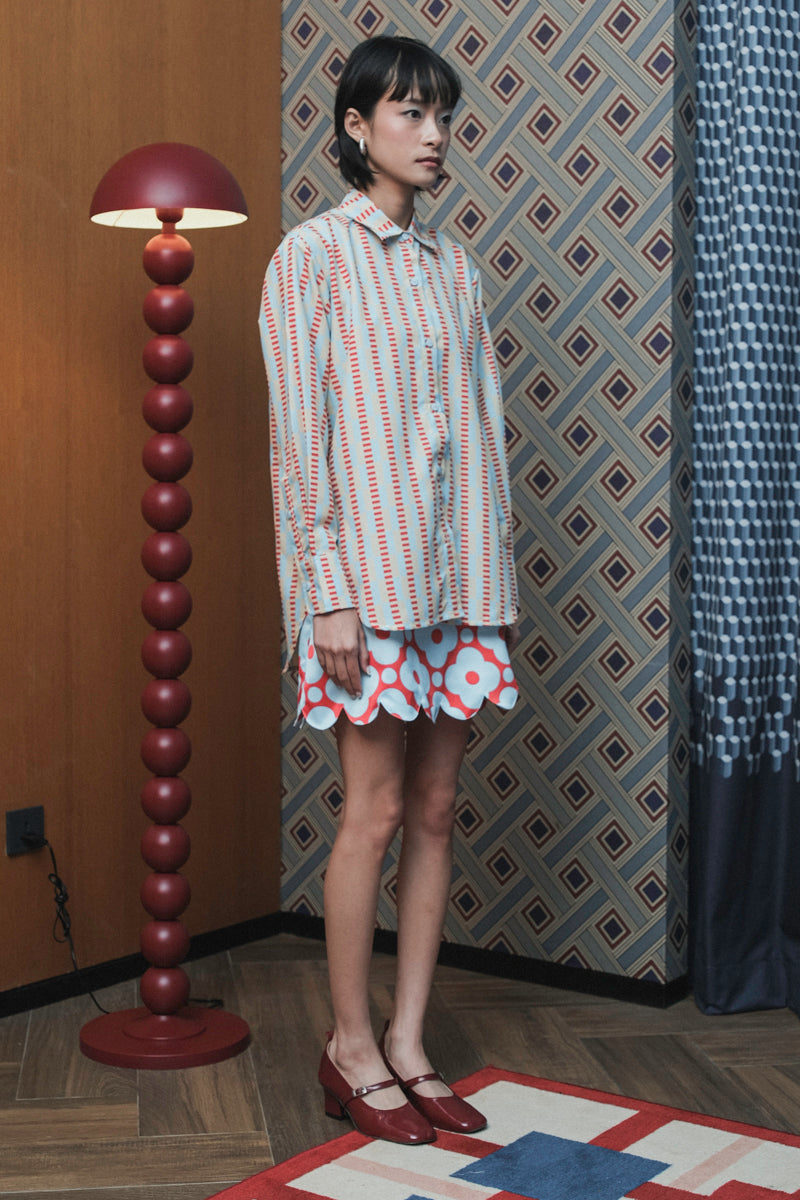 Manhattan in Cherry Sky