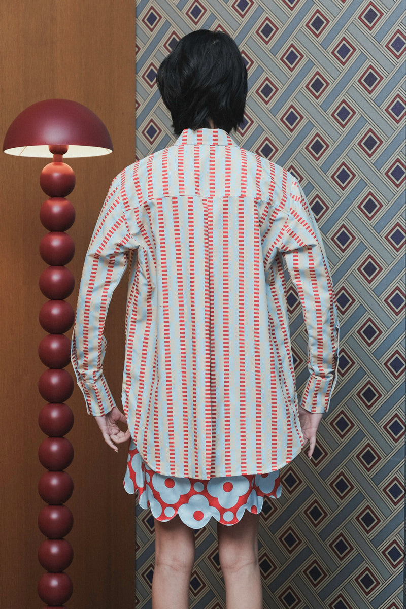 Manhattan in Cherry Sky