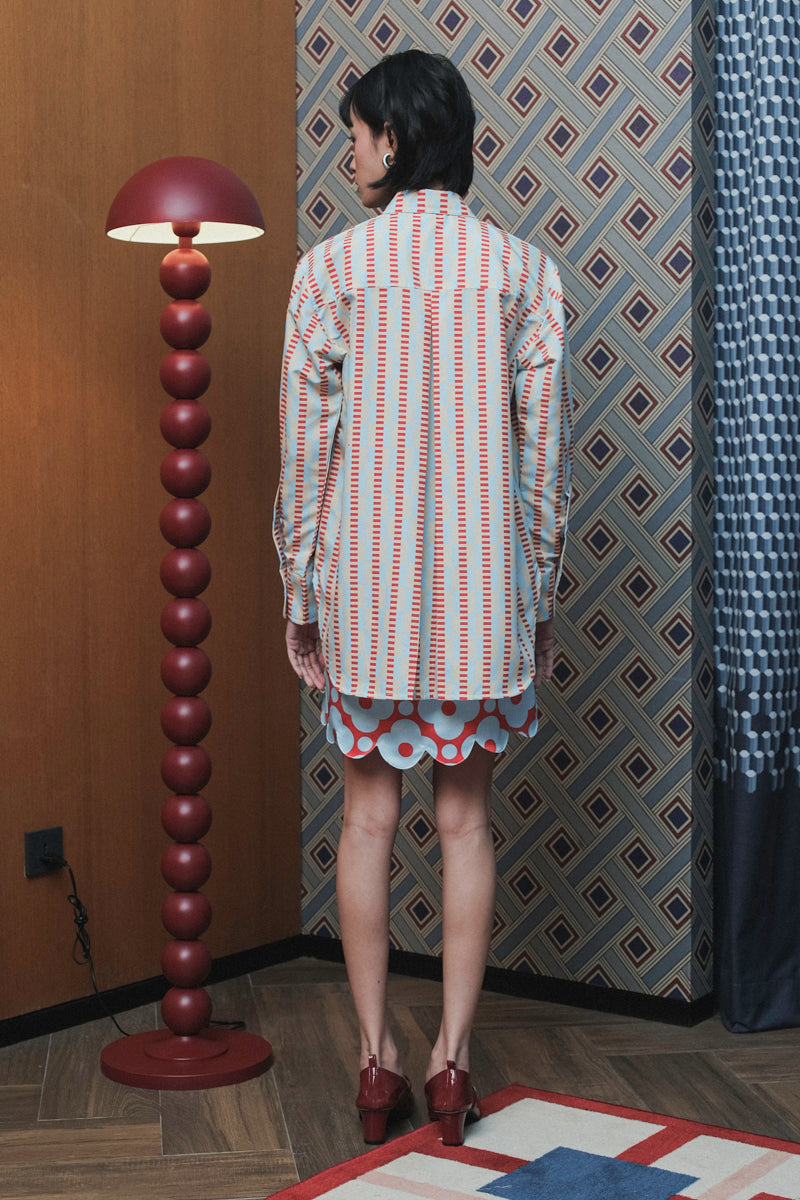 Manhattan in Cherry Sky