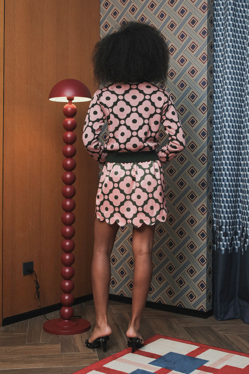 Mia Cardigan in Pink Pine