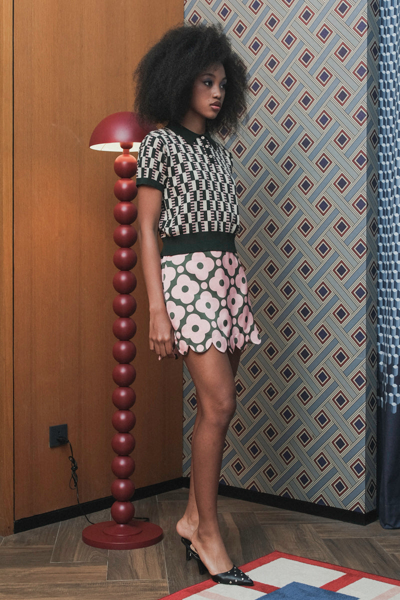 Hayley Polo in Pink Pine