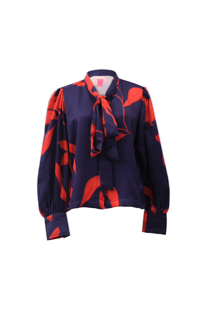 Jayne Shirt in Red Midnight