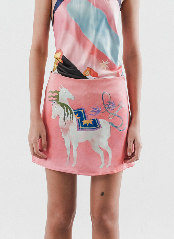 Luna skort in Aurelia Pink