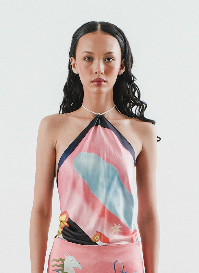 Soleil Scarf in Aurelia Pink