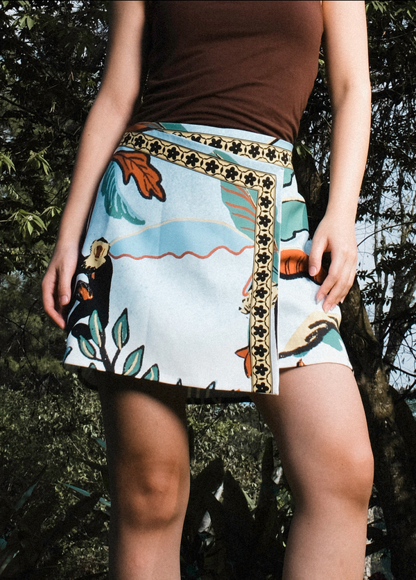 Daintree Skort in Oasea Print