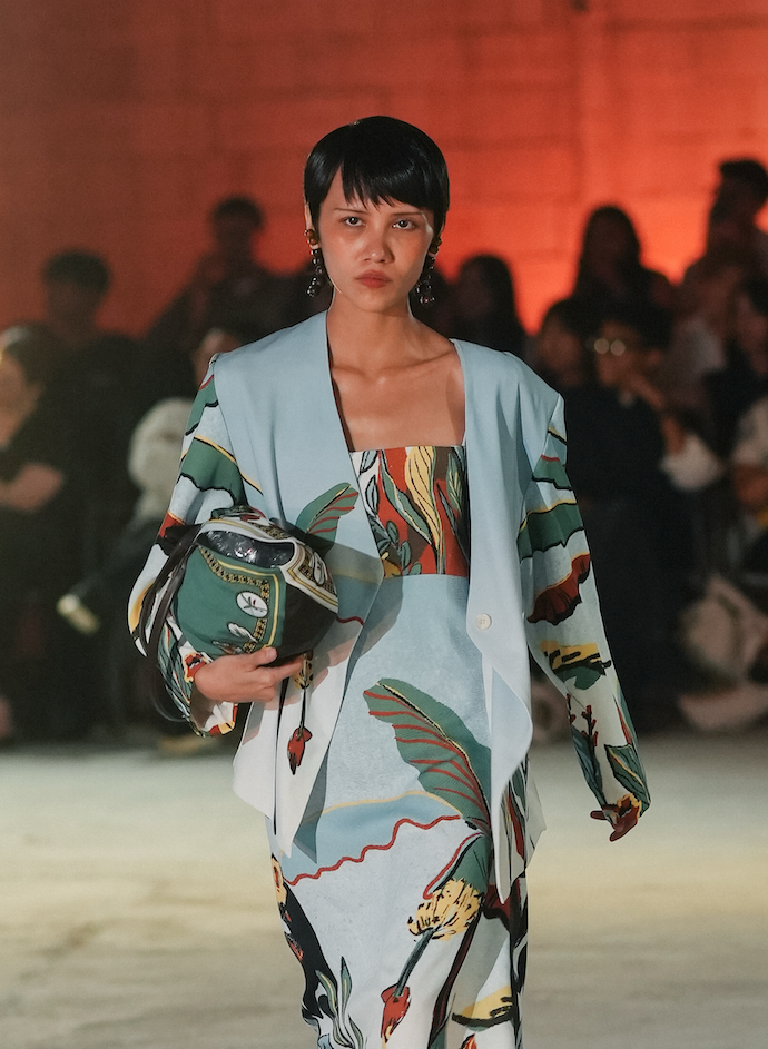 Kina Blazer in Oasea Print