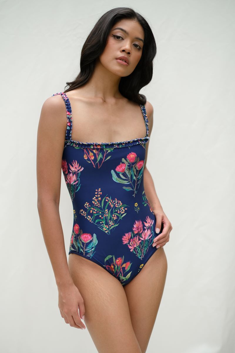 Charlee One Piece Swimsuit in Midnight