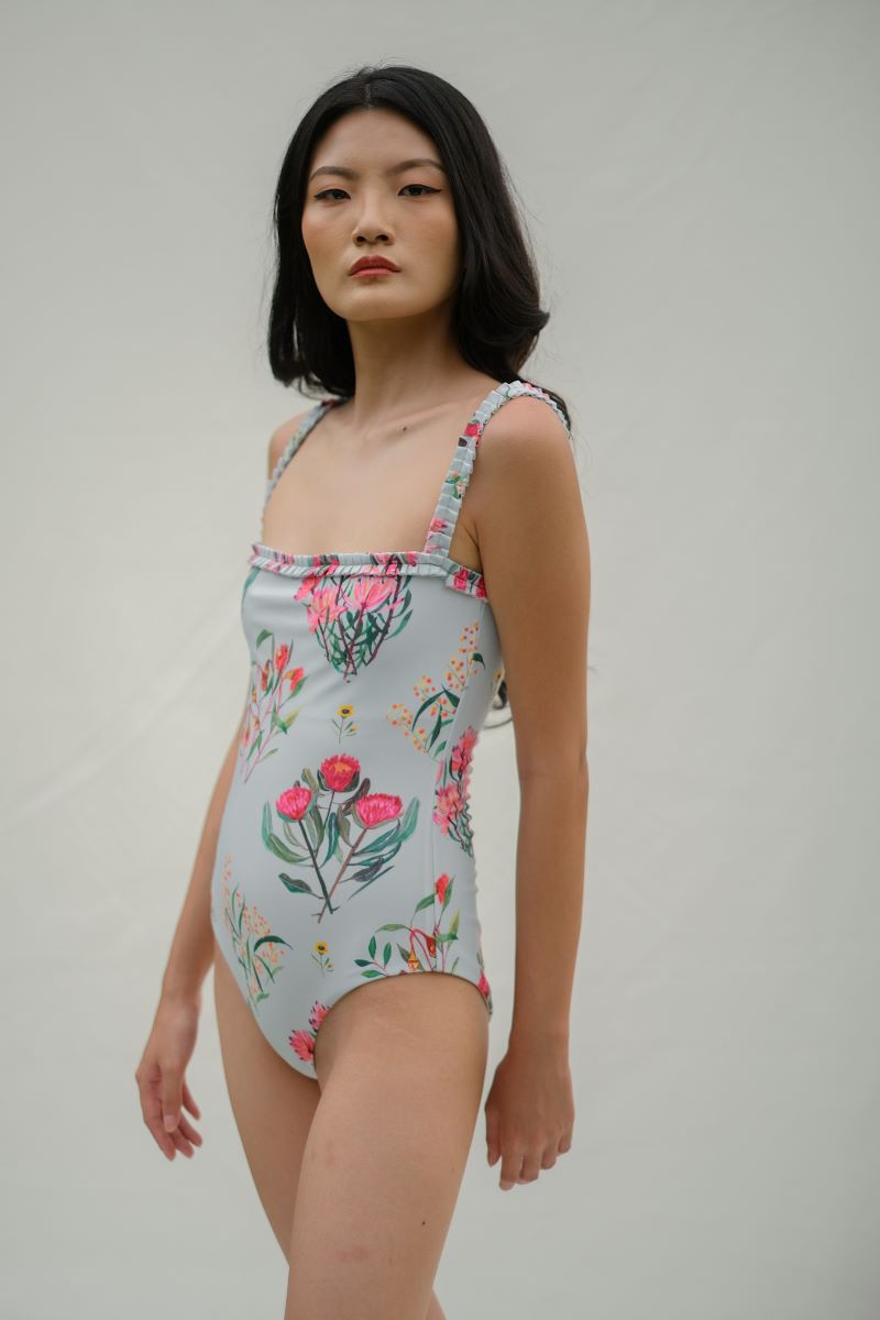 Charlee One Piece Swimsuit in Pistachio