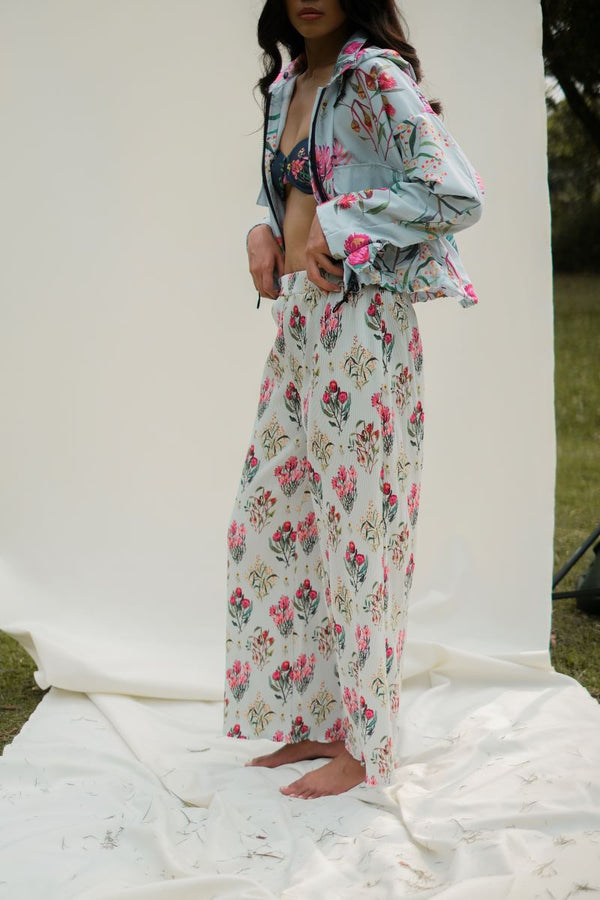 Lola Pleated Pants in Pistachio